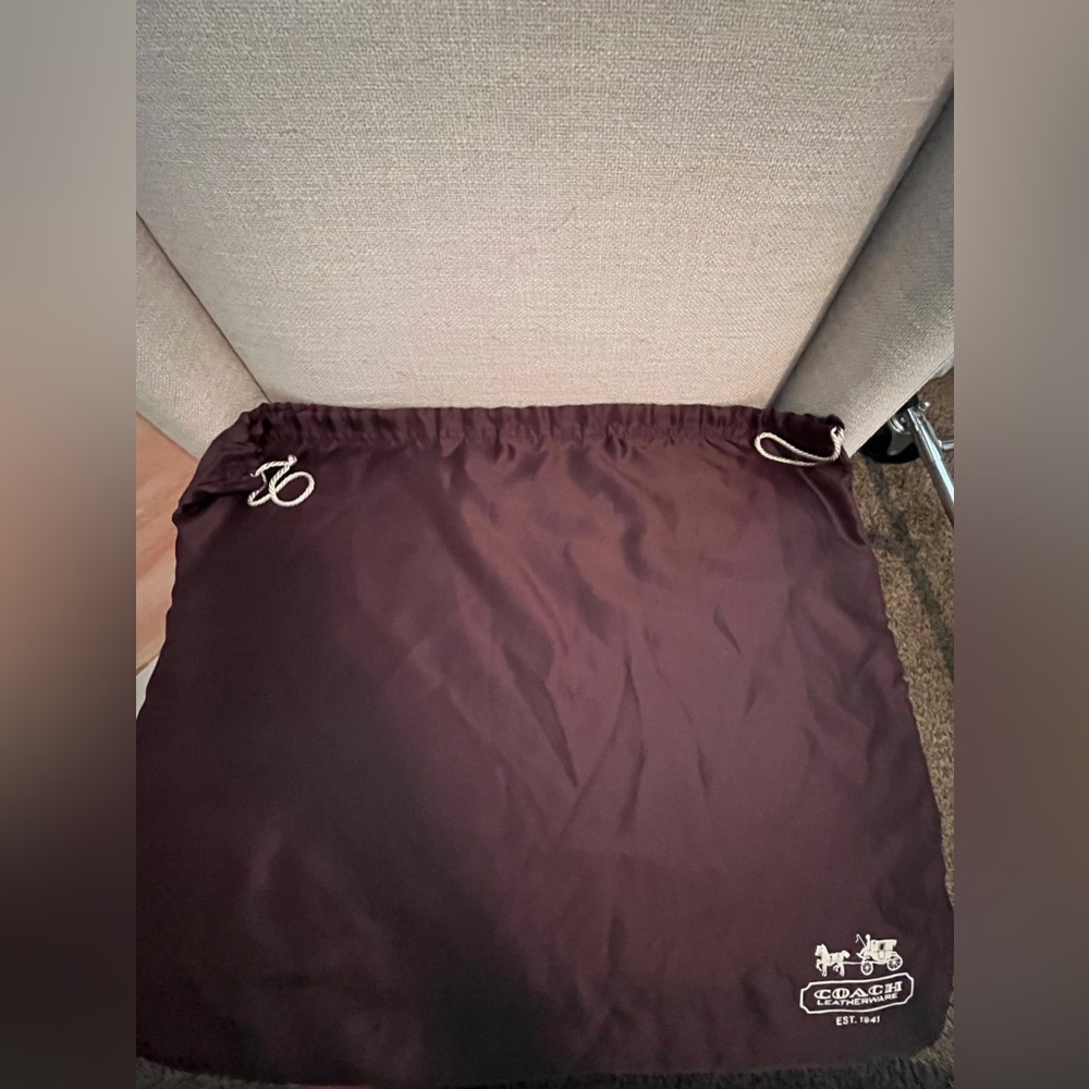 New unused Large COACH dust bag